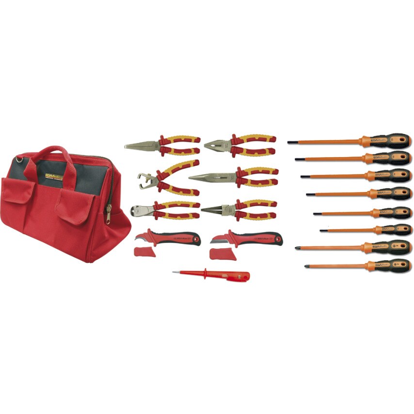Electrician Set 17 Piece 1000V