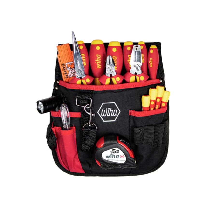 Electrician Tool Set, 18 Piece (Inc. Belt Pouch)