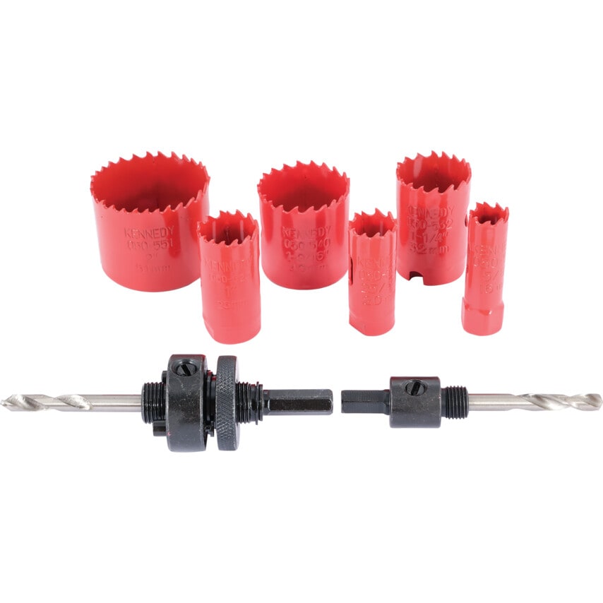 Electricians Holesaw Kit in Plastic Case