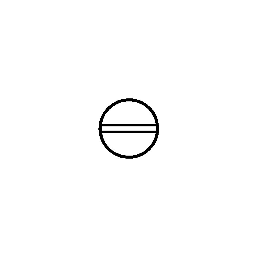 Electricians Screwdriver, 2.5mm Parallel Tip, 85mm Blade