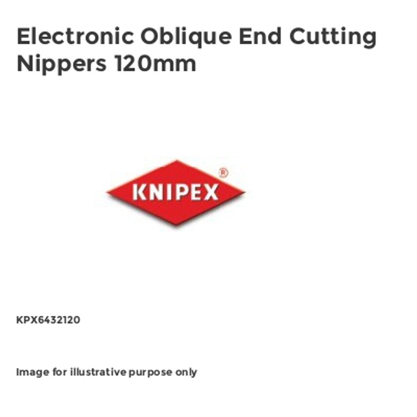 Electronic Oblique End Cutting Nippers 120mm