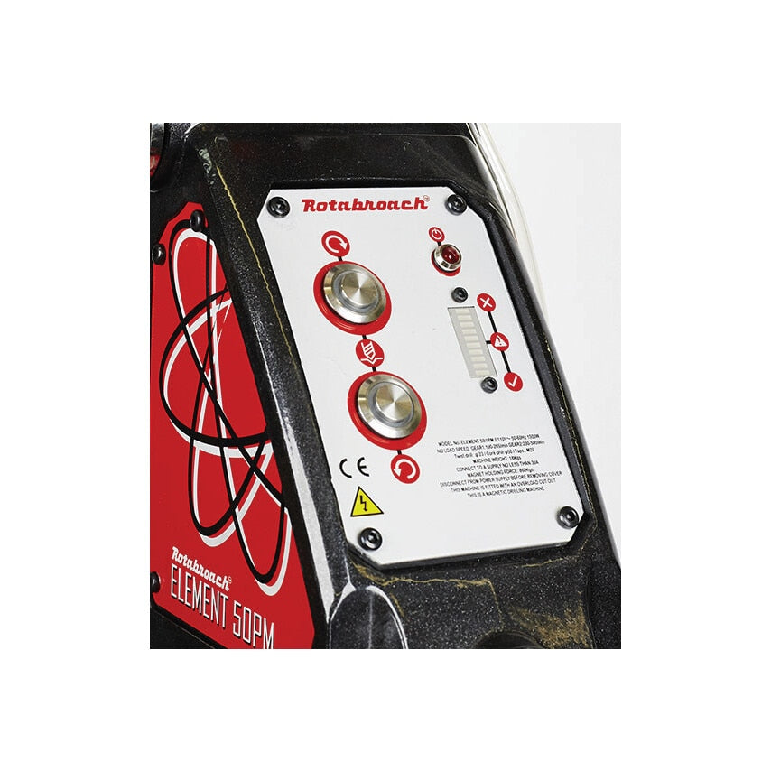 Element 50PM 1, 500W Pivot Magnetic Drilling and Tapping Machine 50mm Capacity 110V