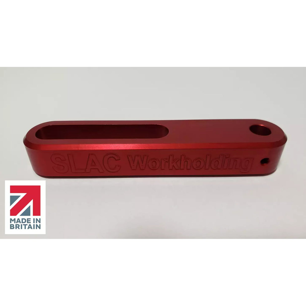End Stop for Milling Machine Vices Anodized Red