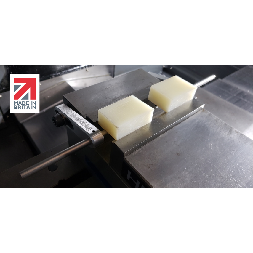 End Stop for Milling Machine Vices Clear