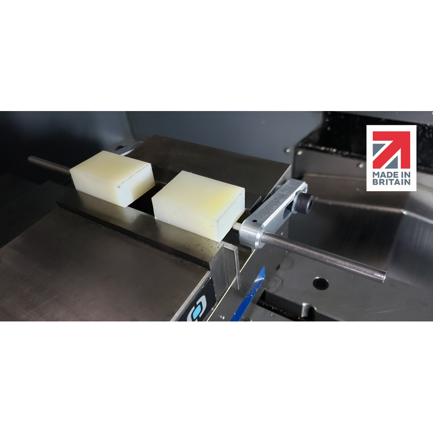 End Stop for Milling Machine Vices Clear