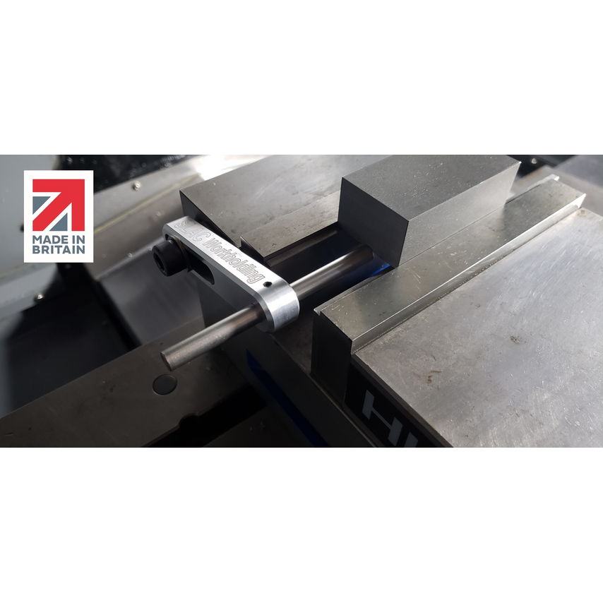 End Stop for Milling Machine Vices Clear