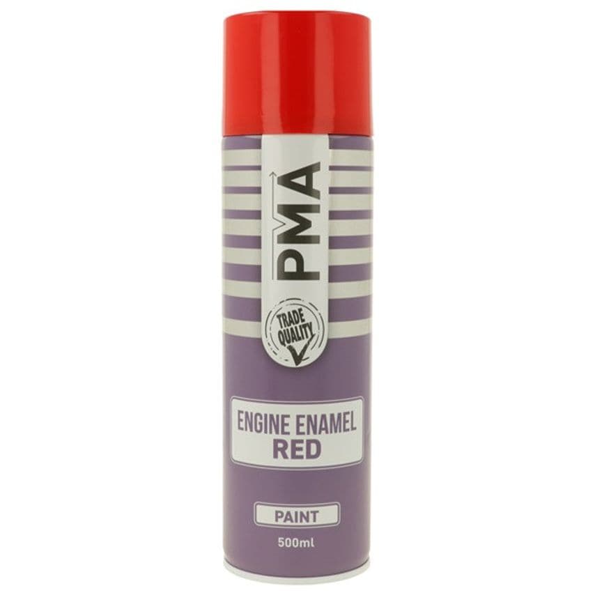 Engine Enamel Paint Red Gloss Finish 500ml - PCPA1040