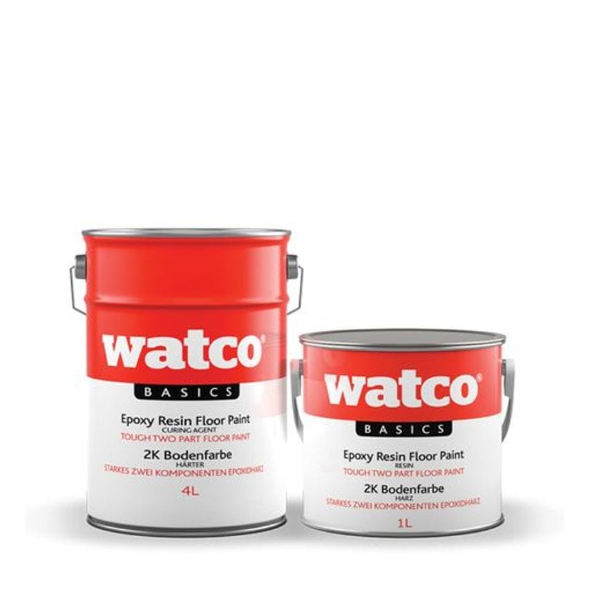 Epoxy Resin Floor Paint Light Grey, 5L
