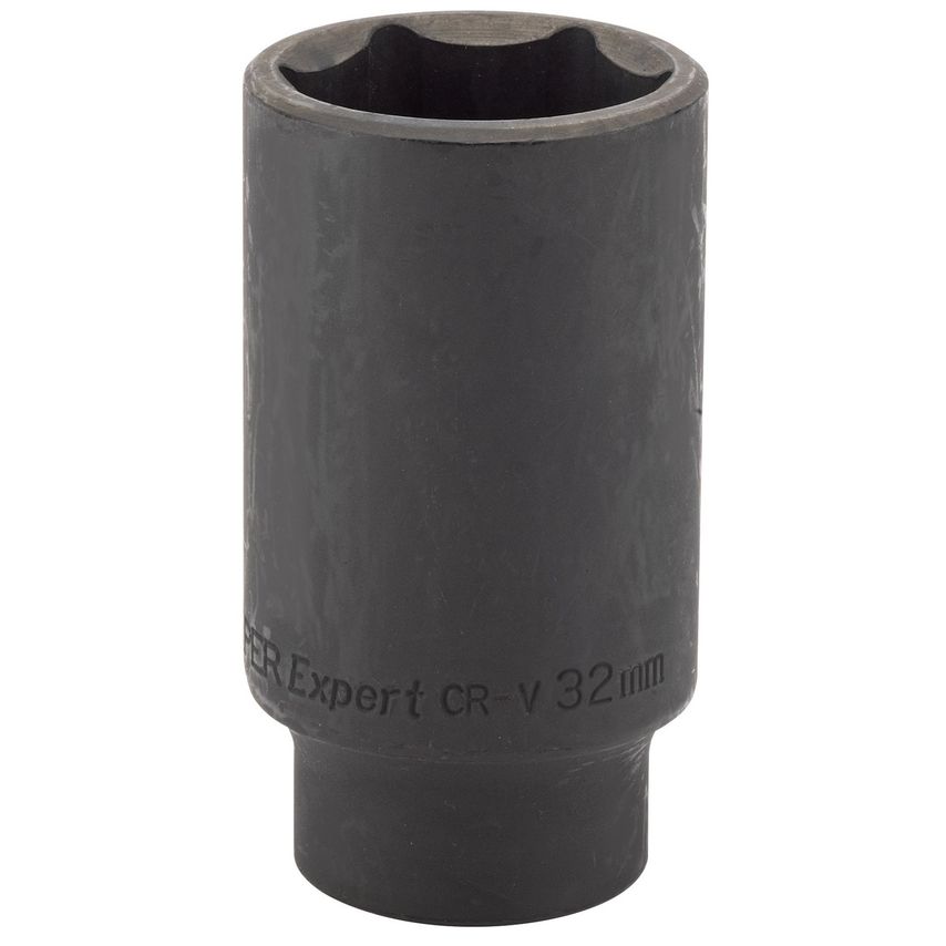 Expert Hi-torq Deep Impact Socket 1/2in Square Drive -  32mm