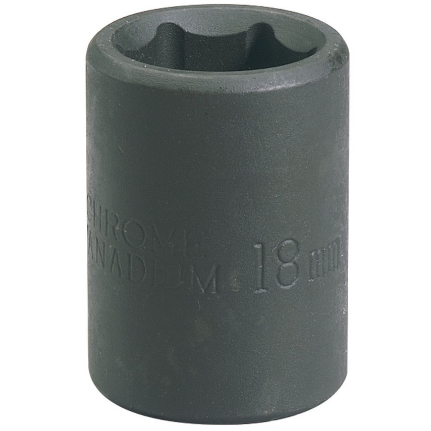 Expert Hi-torq Impact Socket 1/2in Square Drive -  18mm