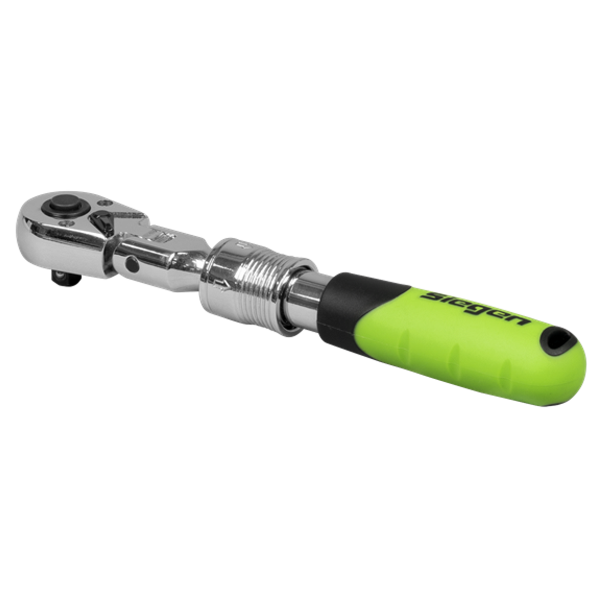 Extendable Flexi-Head Ratchet Wrench 1/4in Square Drive