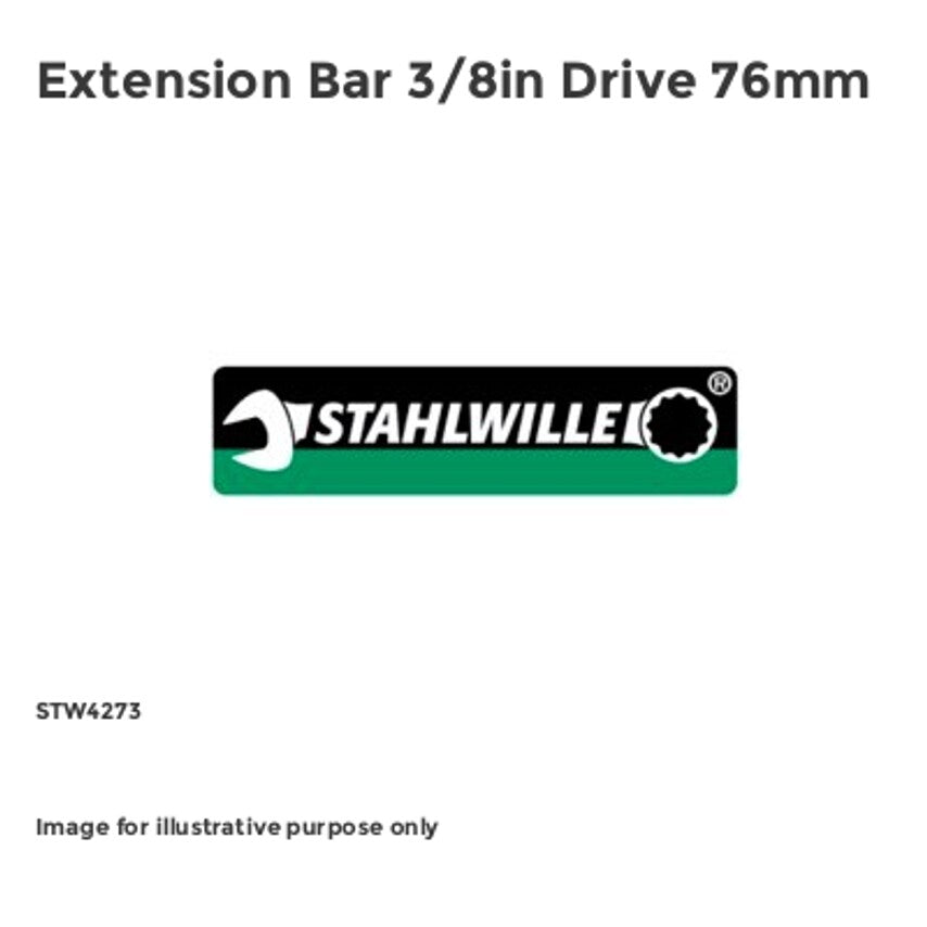 Extension Bar 3/8in Drive 76mm