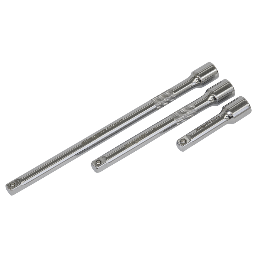 Extension Bar Set 3 Piece 1/4" Square Drive