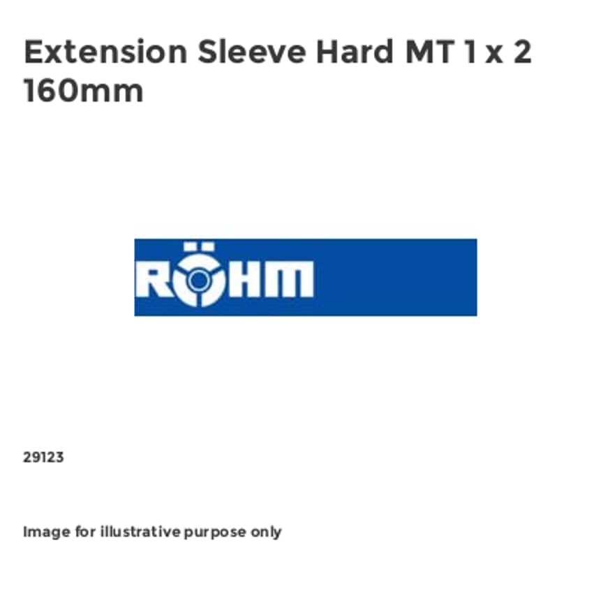 Extension Sleeve Hard MT 1 x 2 160mm