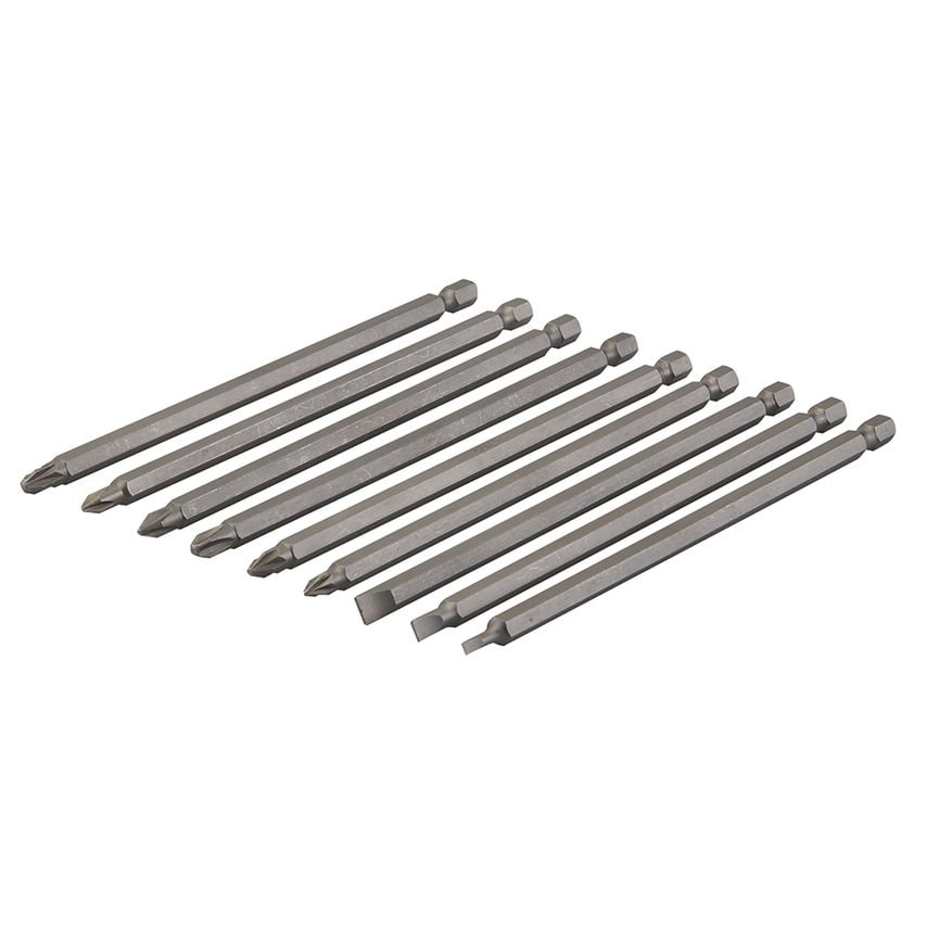 Extra-Long Power Bit Set 9 Piece 150mm
