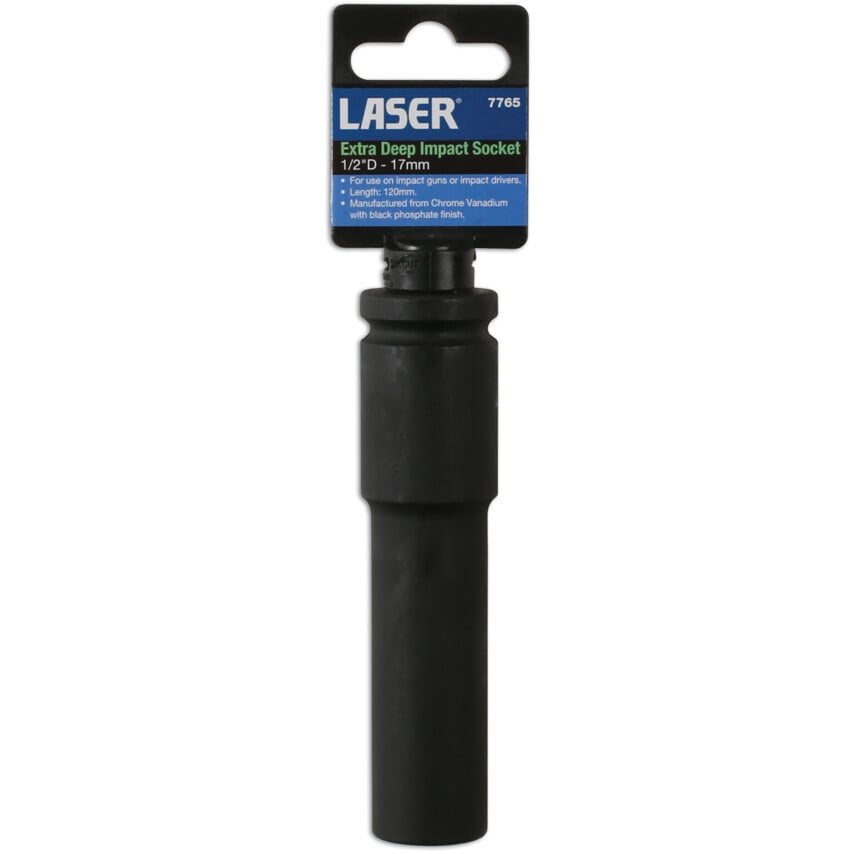 Extra Deep Impact Socket 1/2" Drive 17mm