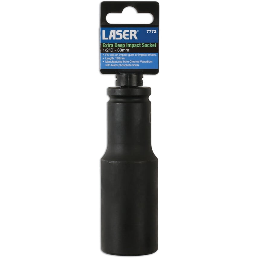 Extra Deep Impact Socket 1/2" Drive 30mm