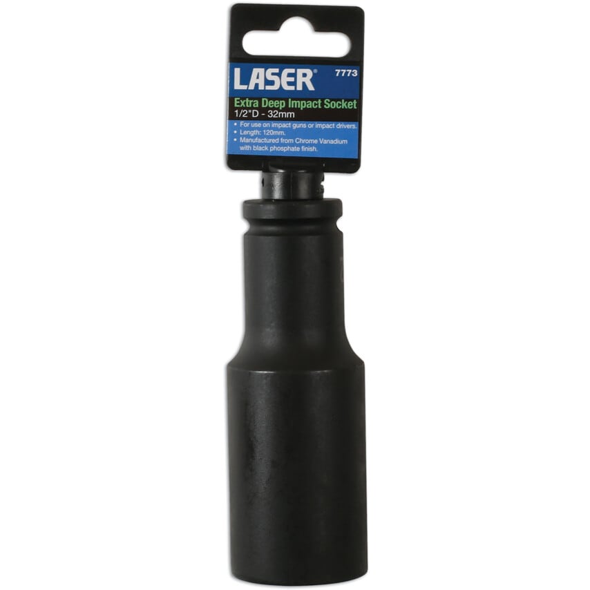 Extra Deep Impact Socket 1/2" Drive 32mm
