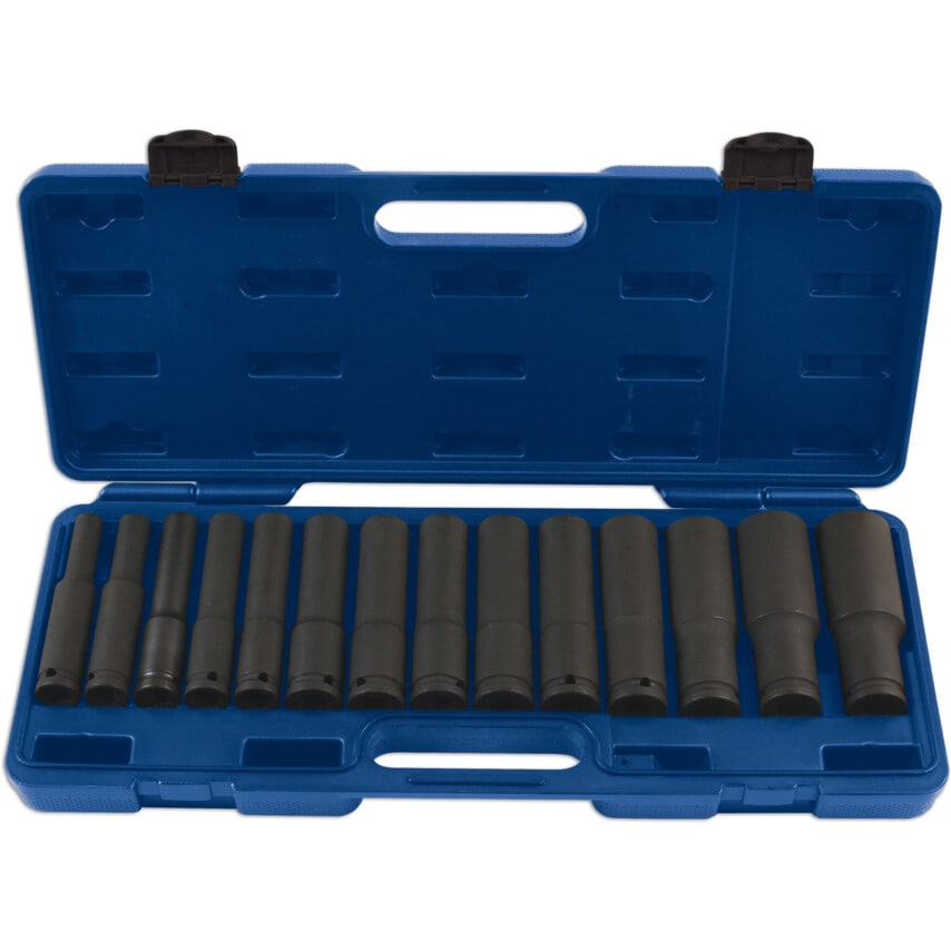 Extra Deep Impact Socket Set 1/2inch Drive 14-Piece