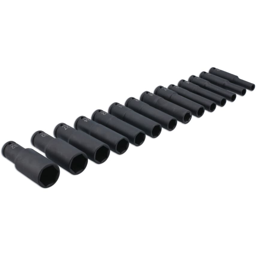 Extra Deep Impact Socket Set 1/2inch Drive 14-Piece