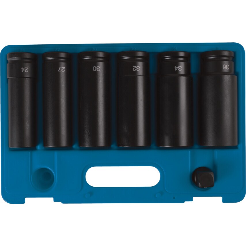 Extra Deep Impact Socket Set 3/4inch Drive 7 Piece