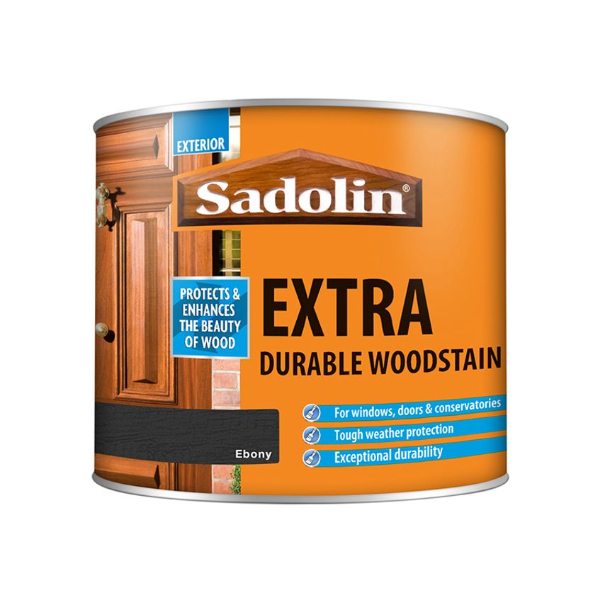 Extra Durable Wood Stain Ebony 500ml