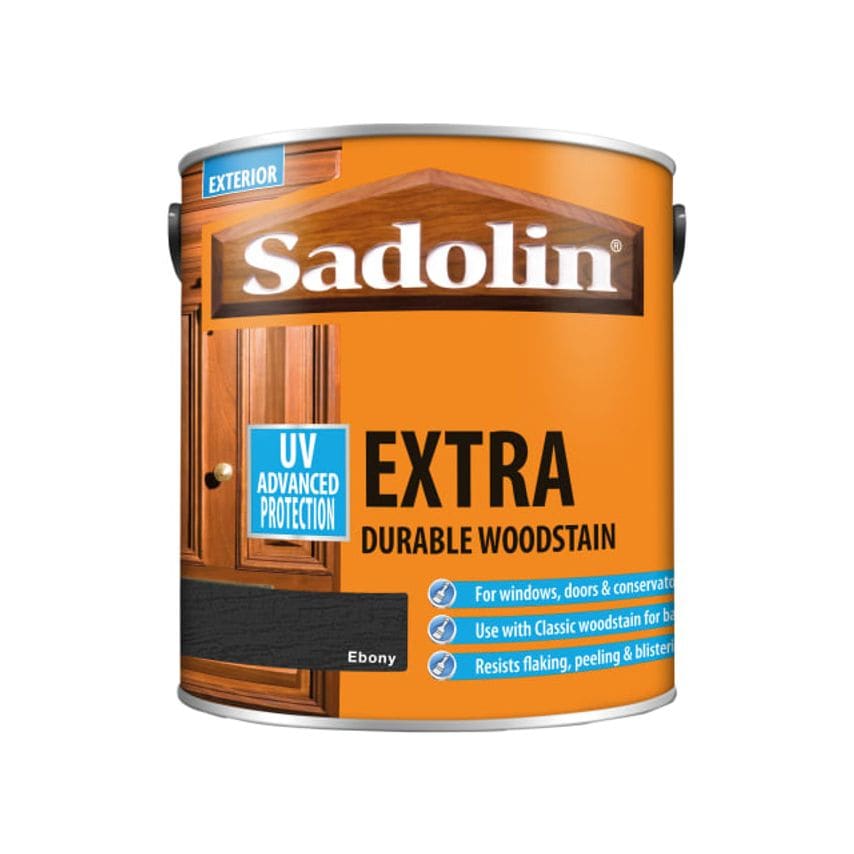 Extra Durable Woodstain Ebony 2.5 litre