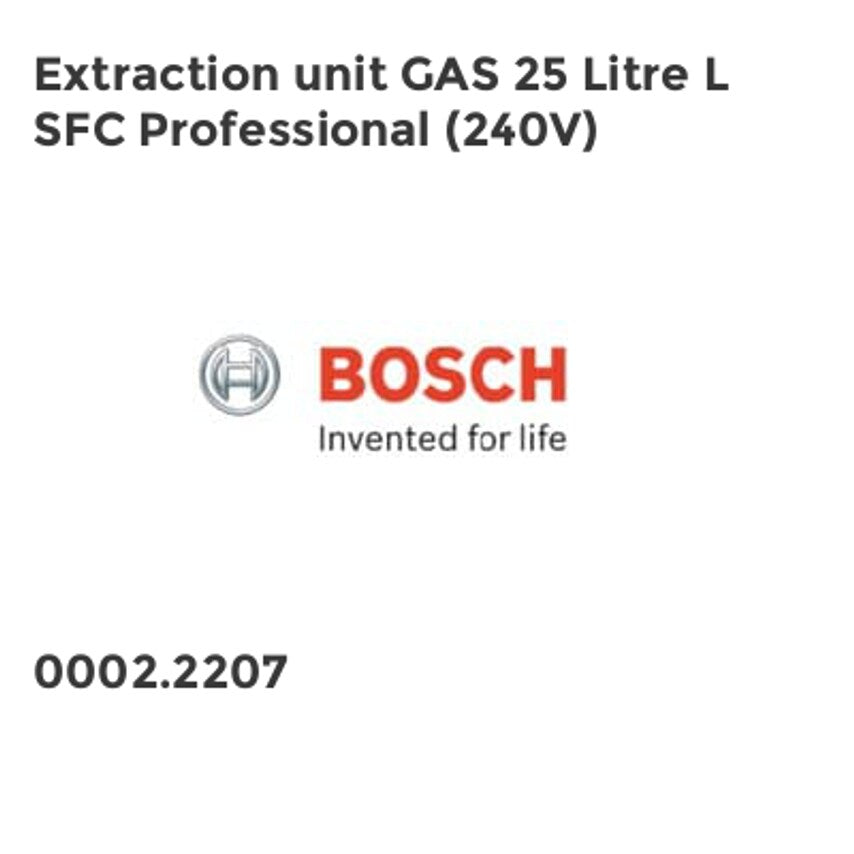 Extraction Unit Gas 25 Litre L SFC Professional (240V)