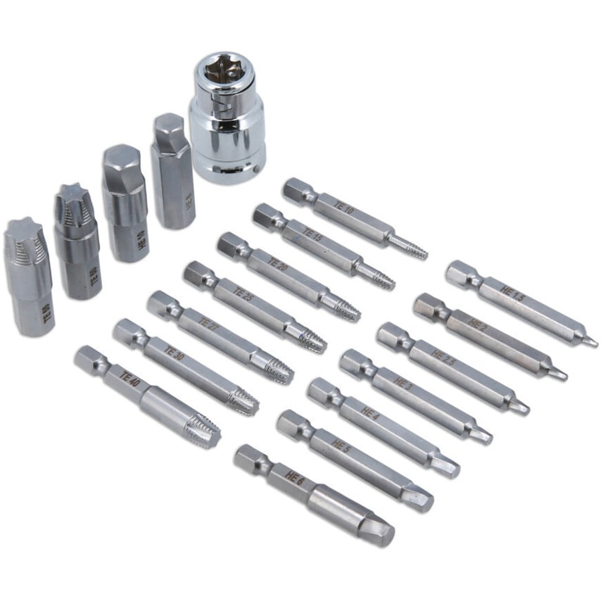 Extractor Set for TORX Hex Fittings 19PC