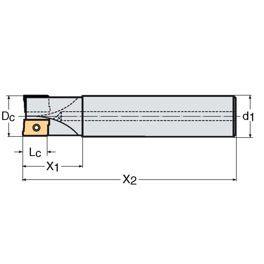 F4042.W20.020.Z03.08 Xtra tec Milling Cutter