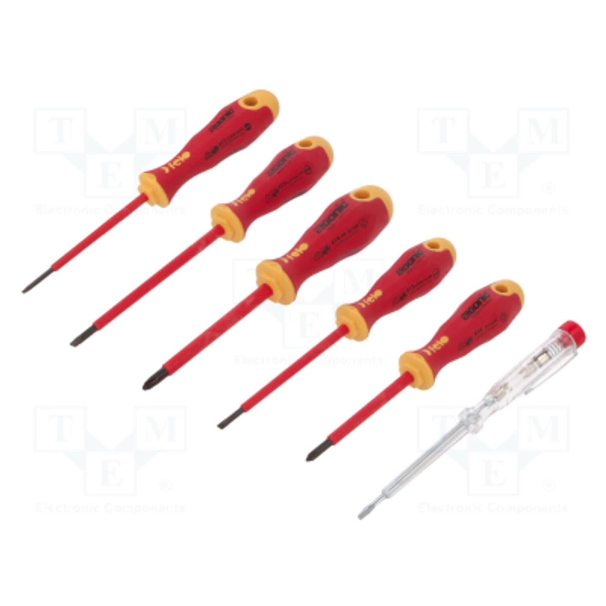 F413-963-98 6 Piece VDE Ergonic Gel Grip Screwdriver Set