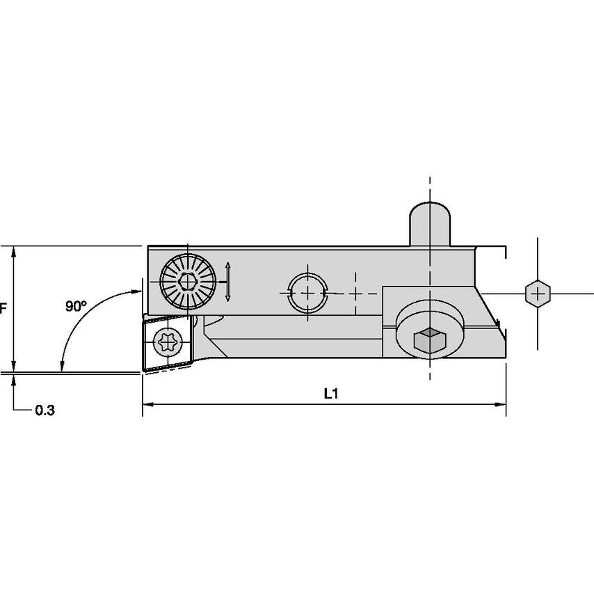FBSCFCL09CA06F Fine Boring Cartridge Left HAN