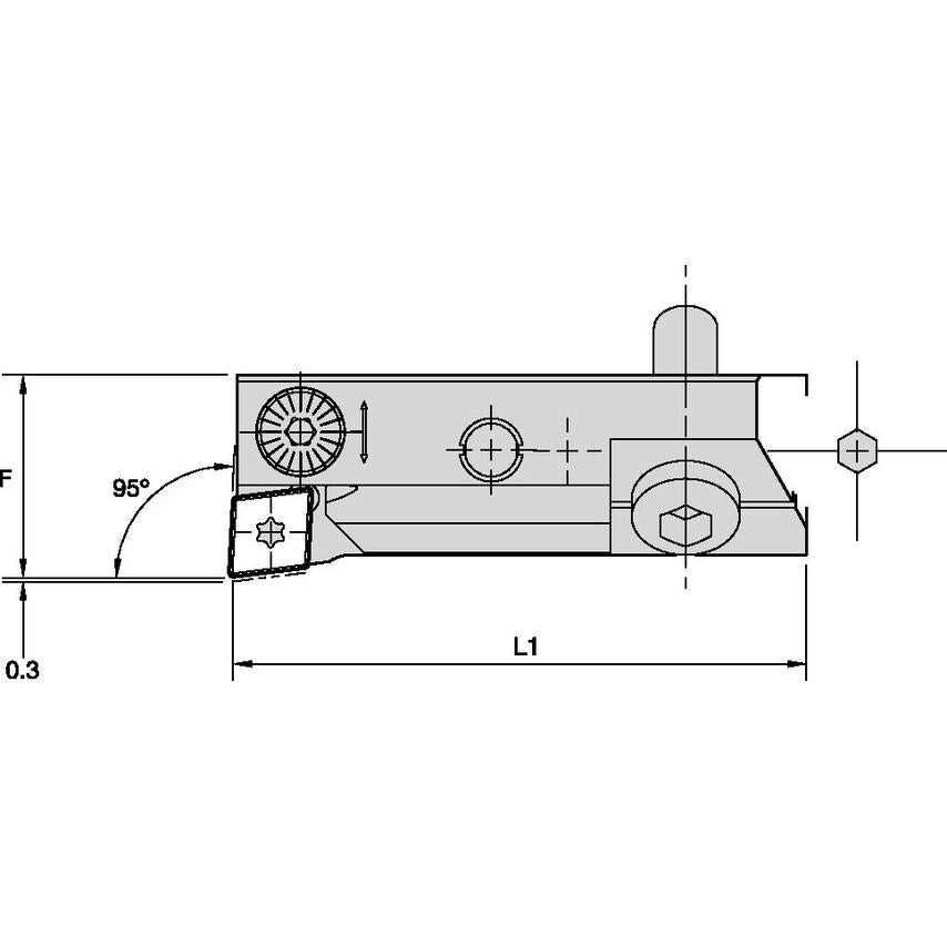 FBSCLCL09CA06F Fine Boring Cartridge Left HAN