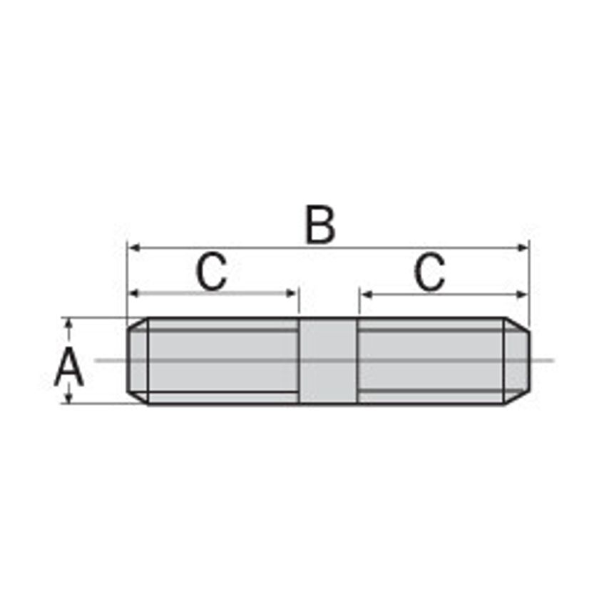 FC07 M16 x 175mm Engineers Stud