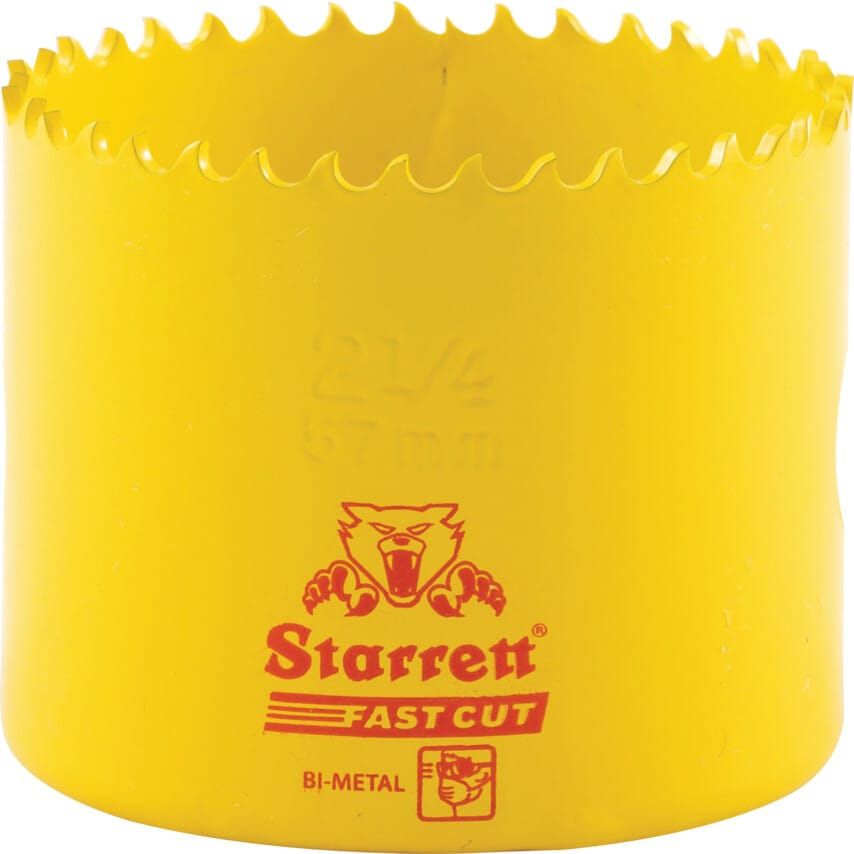 FCH0214 57mm (2.1/4") Hole Saw Bi-Metal Fast Cut Constant Pitch