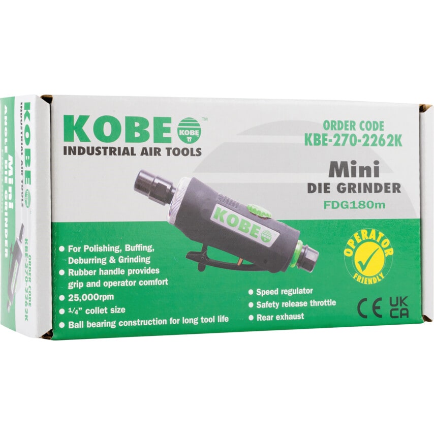 FDG180M - Inline Die Grinder with Composite Body and Speed Control 25, 000RPM