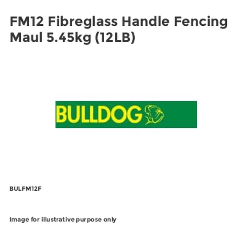 FM12 Fibreglass Handle Fencing Maul 5.45kg (12LB)