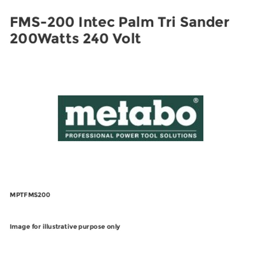 FMS-200 Intec Palm Tri Sander 200Watts 240 Volt