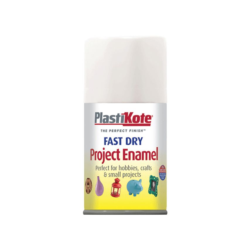 Fast Dry Enamel Aerosol Gloss White 100ml