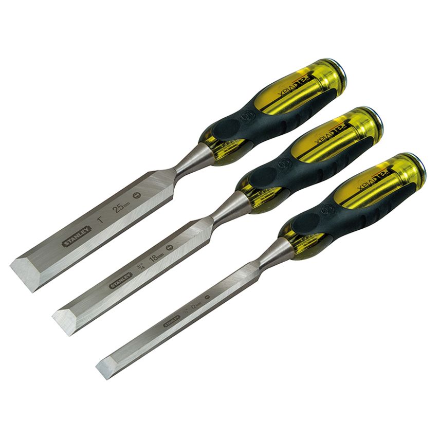 FatMax Bevel Edge Chisel with Thru Tang Set, 3 Piece STA216268