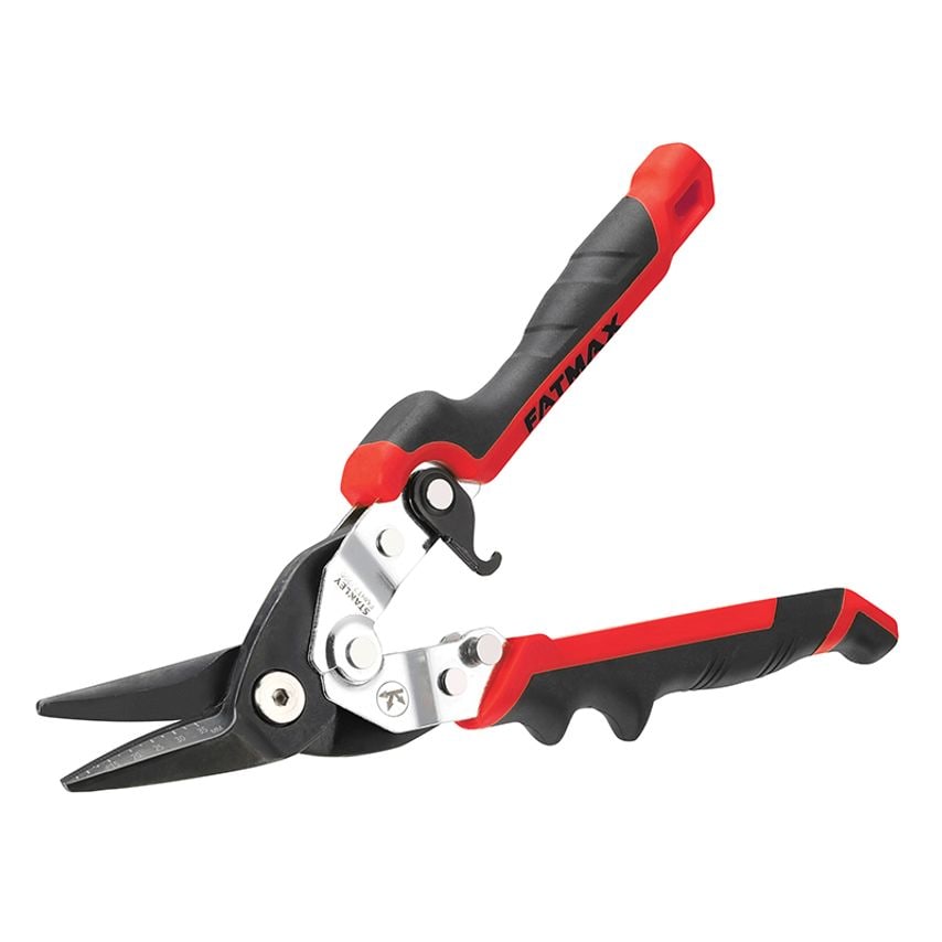 FatMax Red Ergo Aviation Snips Left Cut 250mm (10in) STA073755