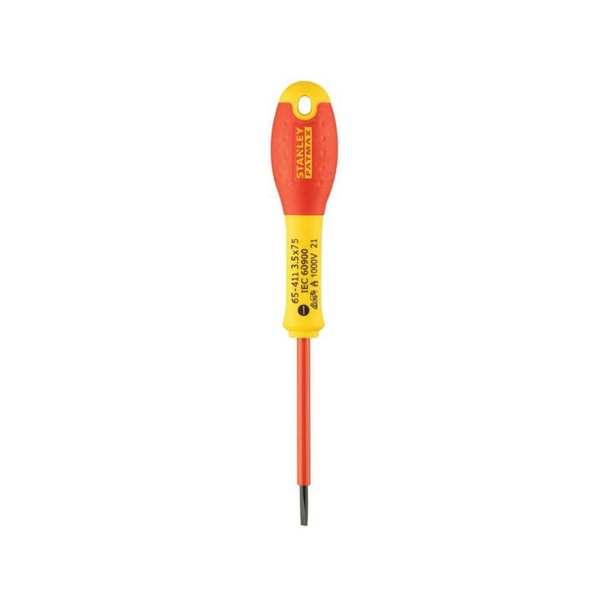 FatMax VDE Insulated Screwdriver Parallel Tip 3.5 x 75mm STA065411