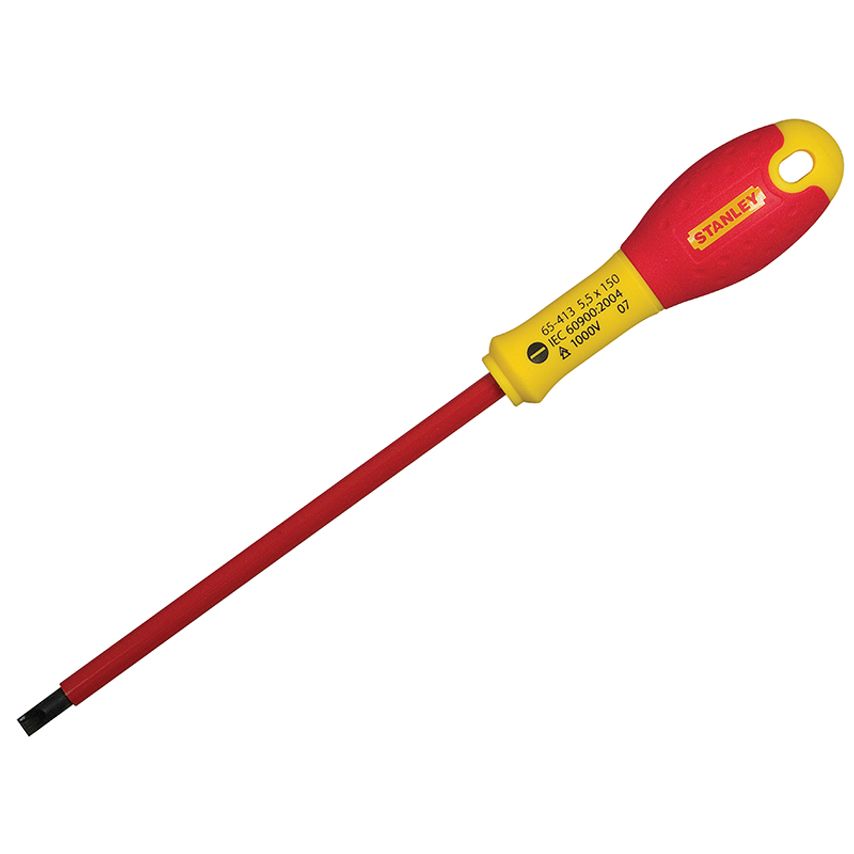 FatMax VDE Insulated Screwdriver Parallel Tip 5.5 x 150mm