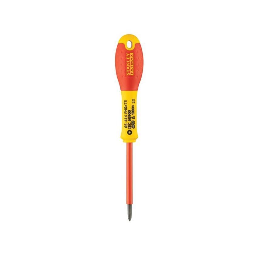 FatMax VDE Insulated Screwdriver Phillips Tip PH0 x 75mm STA065414