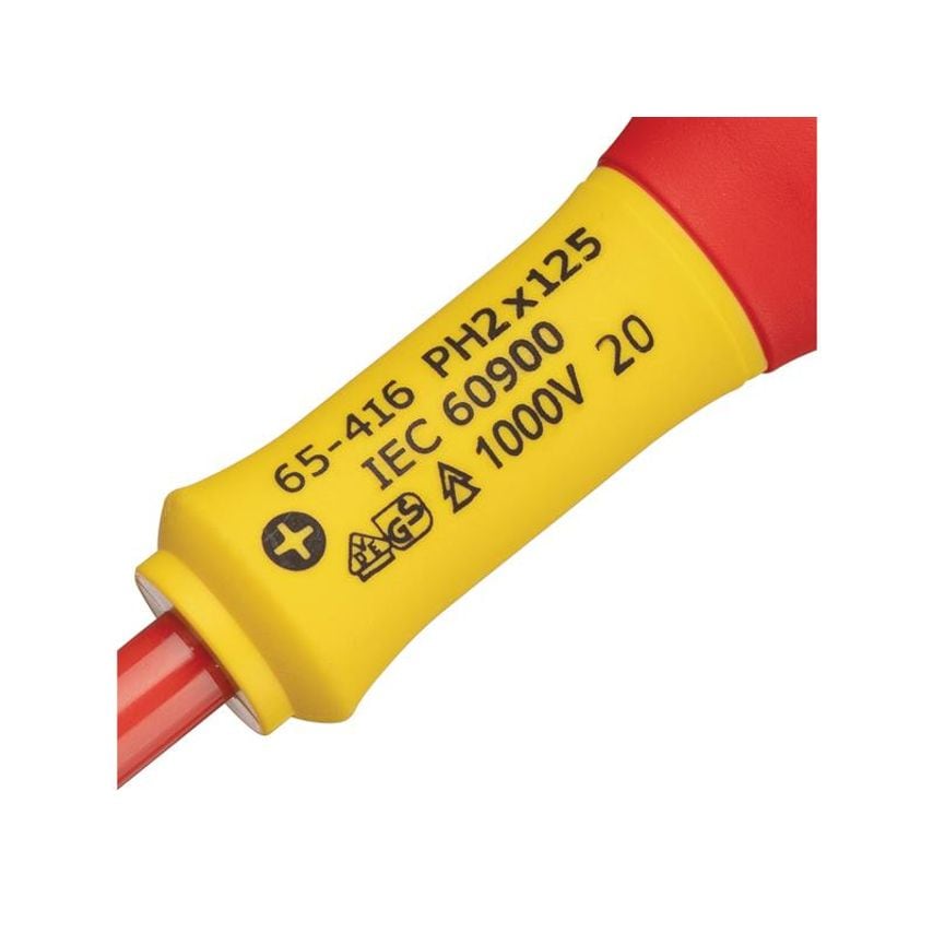 FatMax VDE Insulated Screwdriver Phillips Tip PH2 x 125mm STA065416
