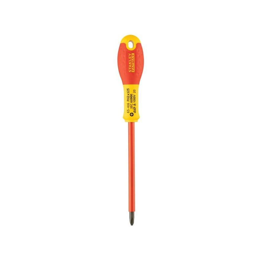 FatMax VDE Insulated Screwdriver Phillips Tip PH2 x 125mm STA065416