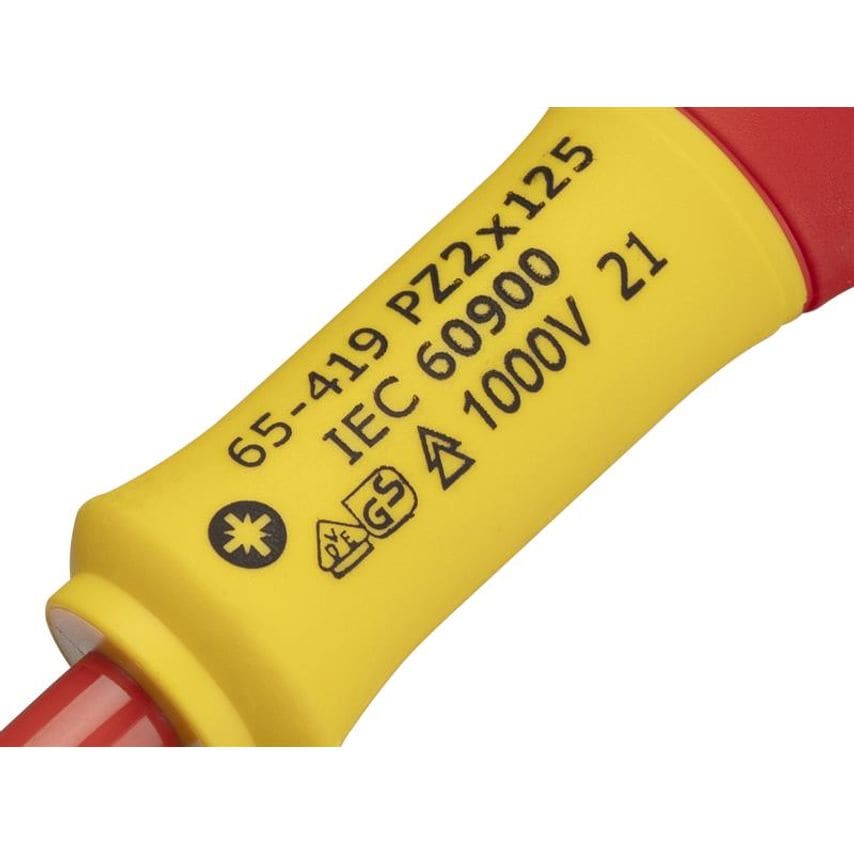 FatMax VDE Insulated Screwdriver Pozidriv Tip PZ2 x 125mm STA065419