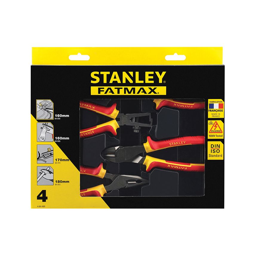 FatMax VDE Pliers Set, 4 Piece STA484489