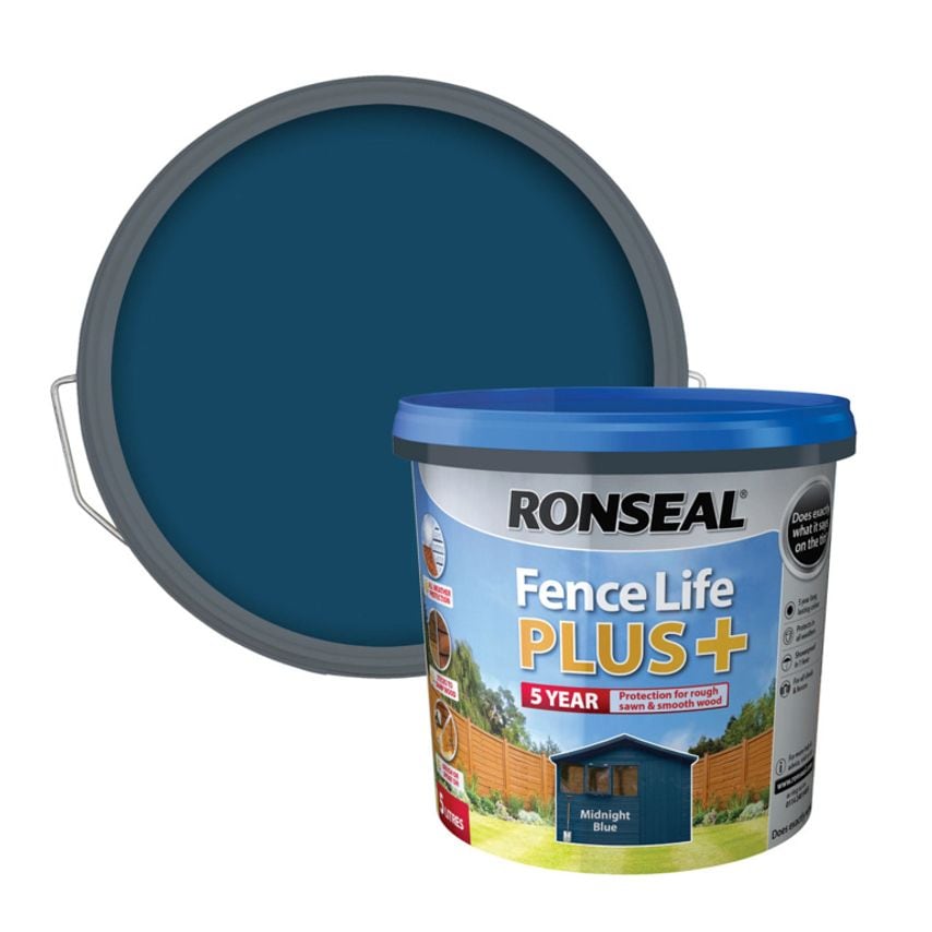 Fence Life Plus 5L Midnight Blue