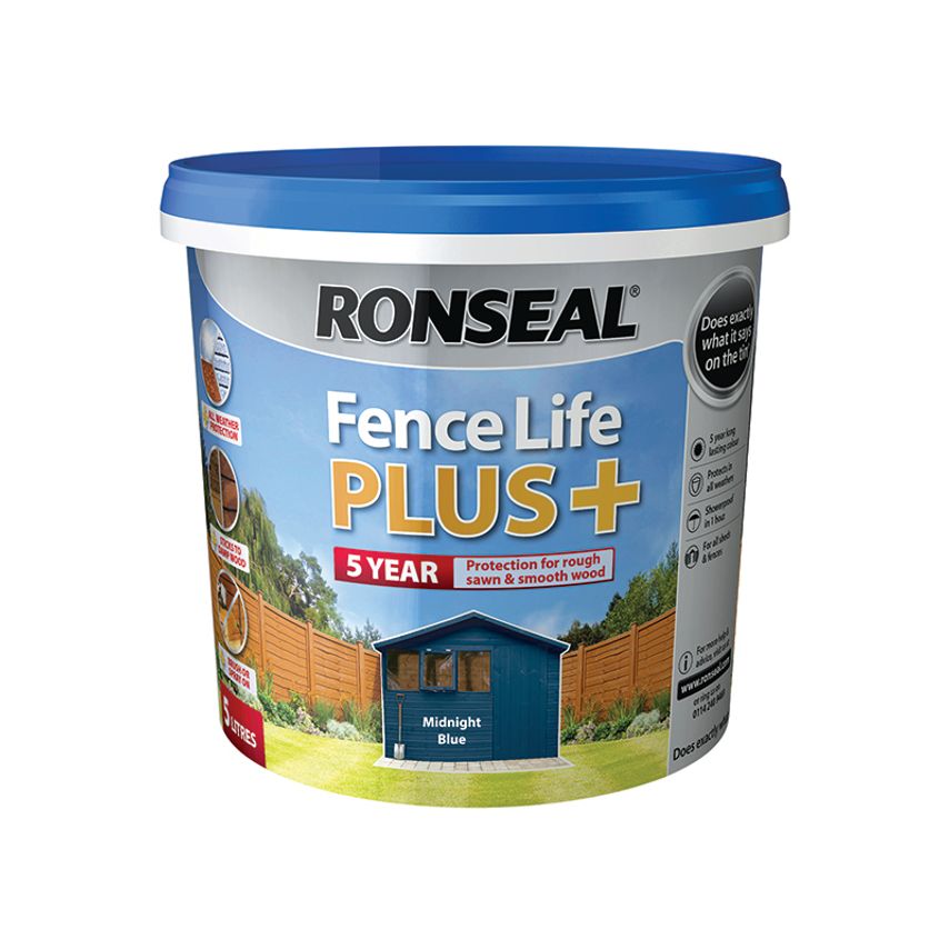 Fence Life Plus+ Midnight Blue 5 litre RSLFLPPMB5L